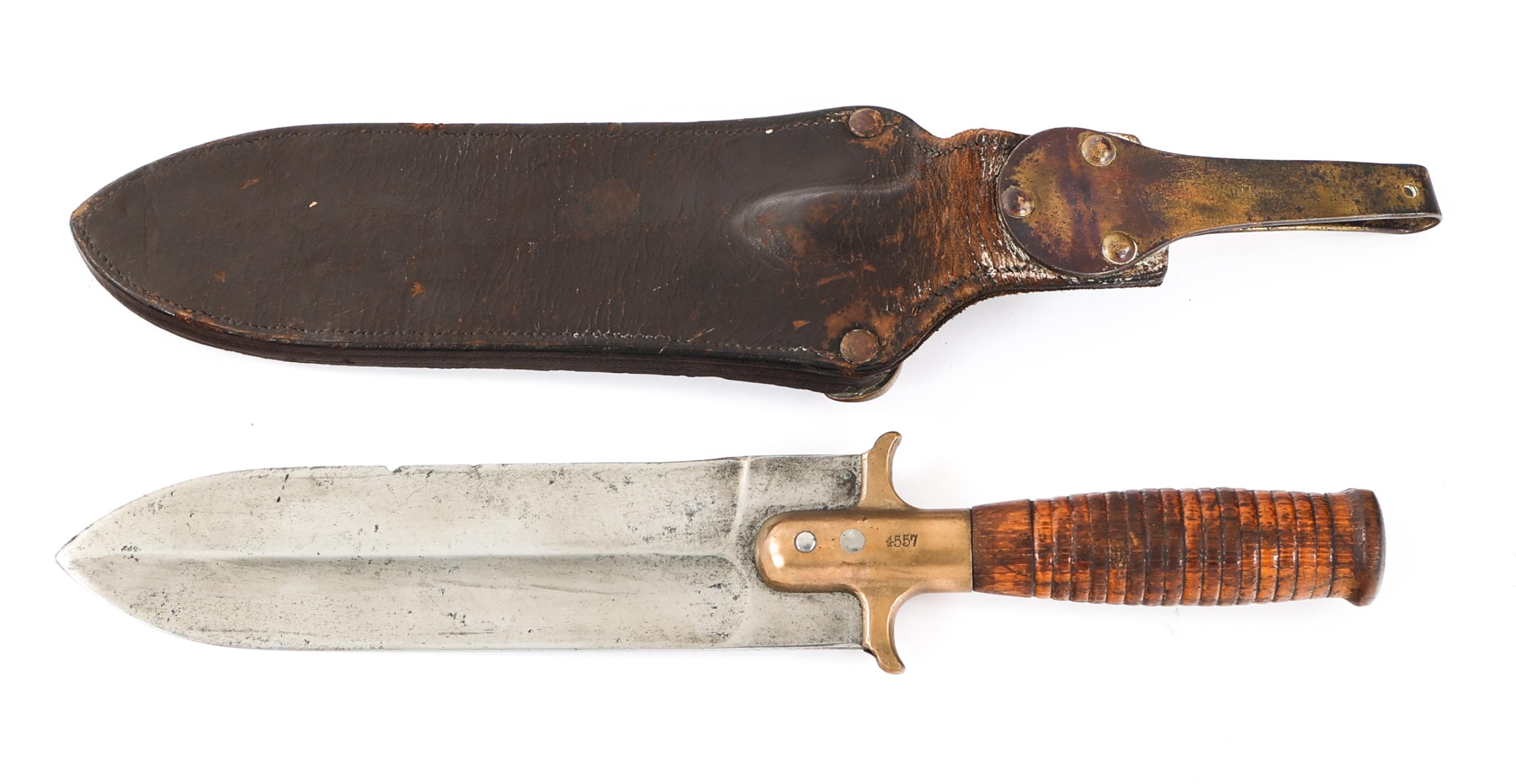 US SPRINGFIELD MODEL 1880 HUNTING KNIFE