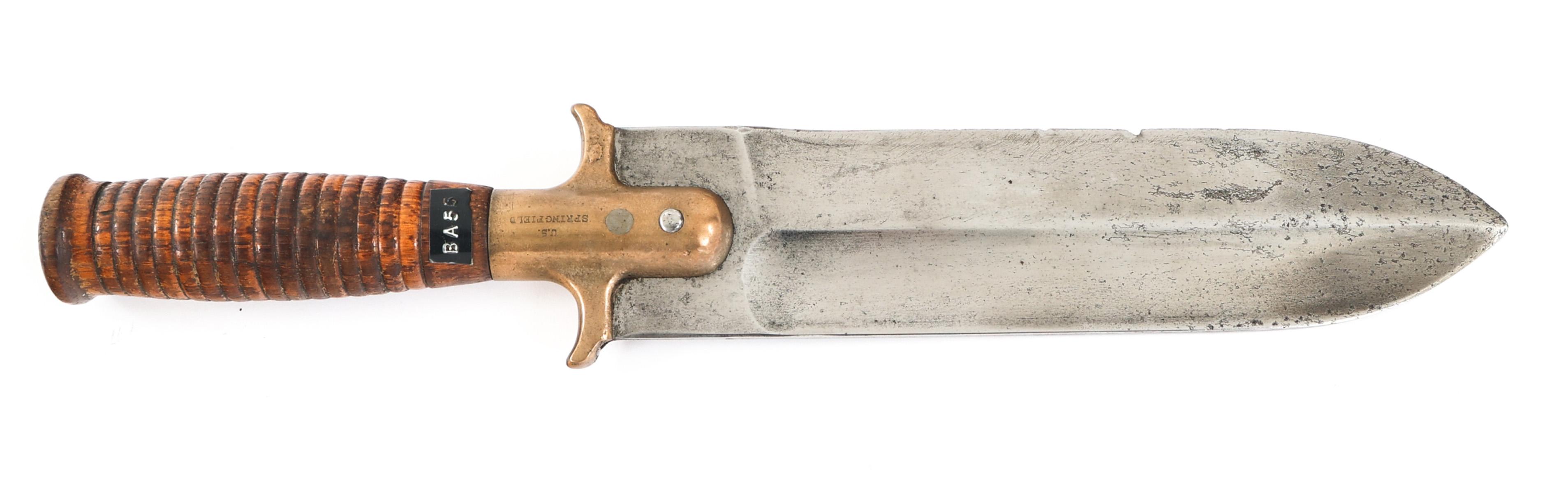 US SPRINGFIELD MODEL 1880 HUNTING KNIFE