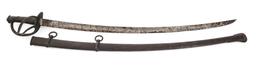 CIVIL WAR US M1840 CAVALRY SWORD BY AMES