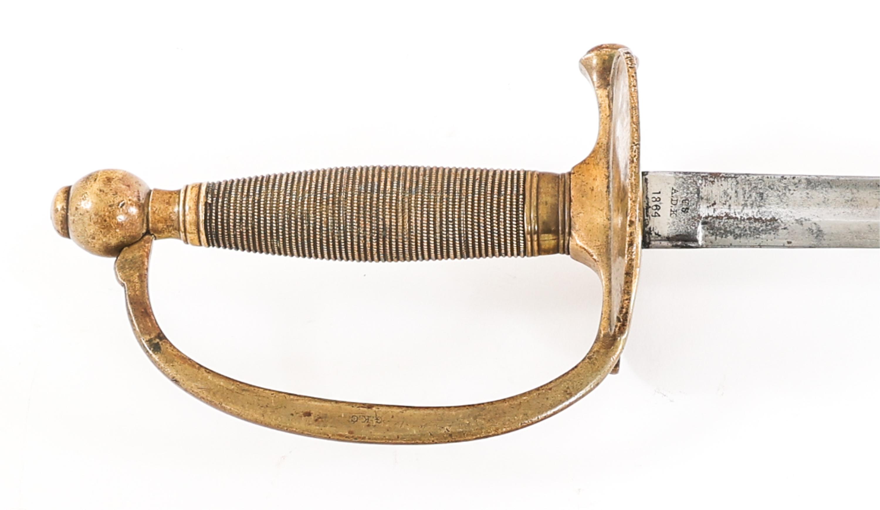 CIVIL WAR US ARMY M1840 NCO SWORD By AMES