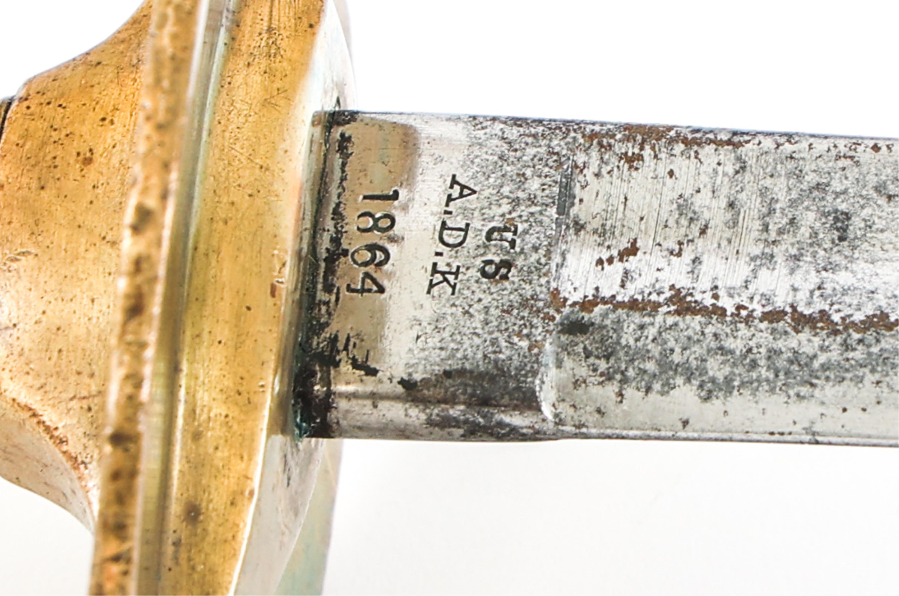 CIVIL WAR US ARMY M1840 NCO SWORD By AMES