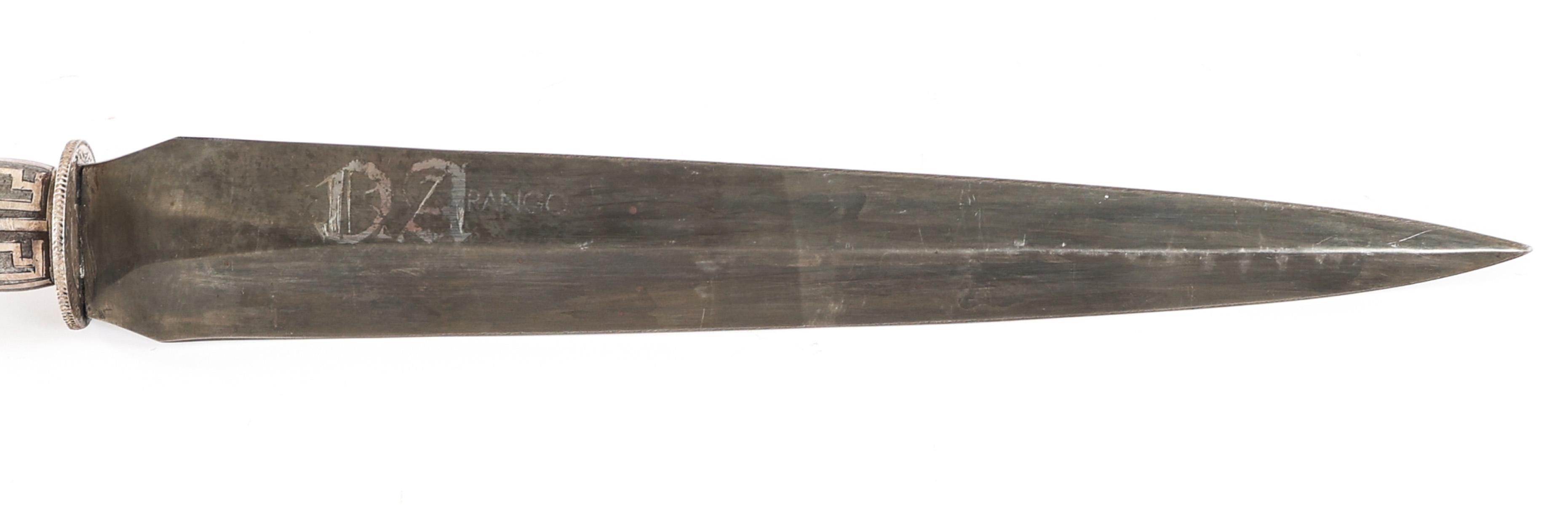 MEXICAN CUSTOM MADE FIGHTING KNIFE