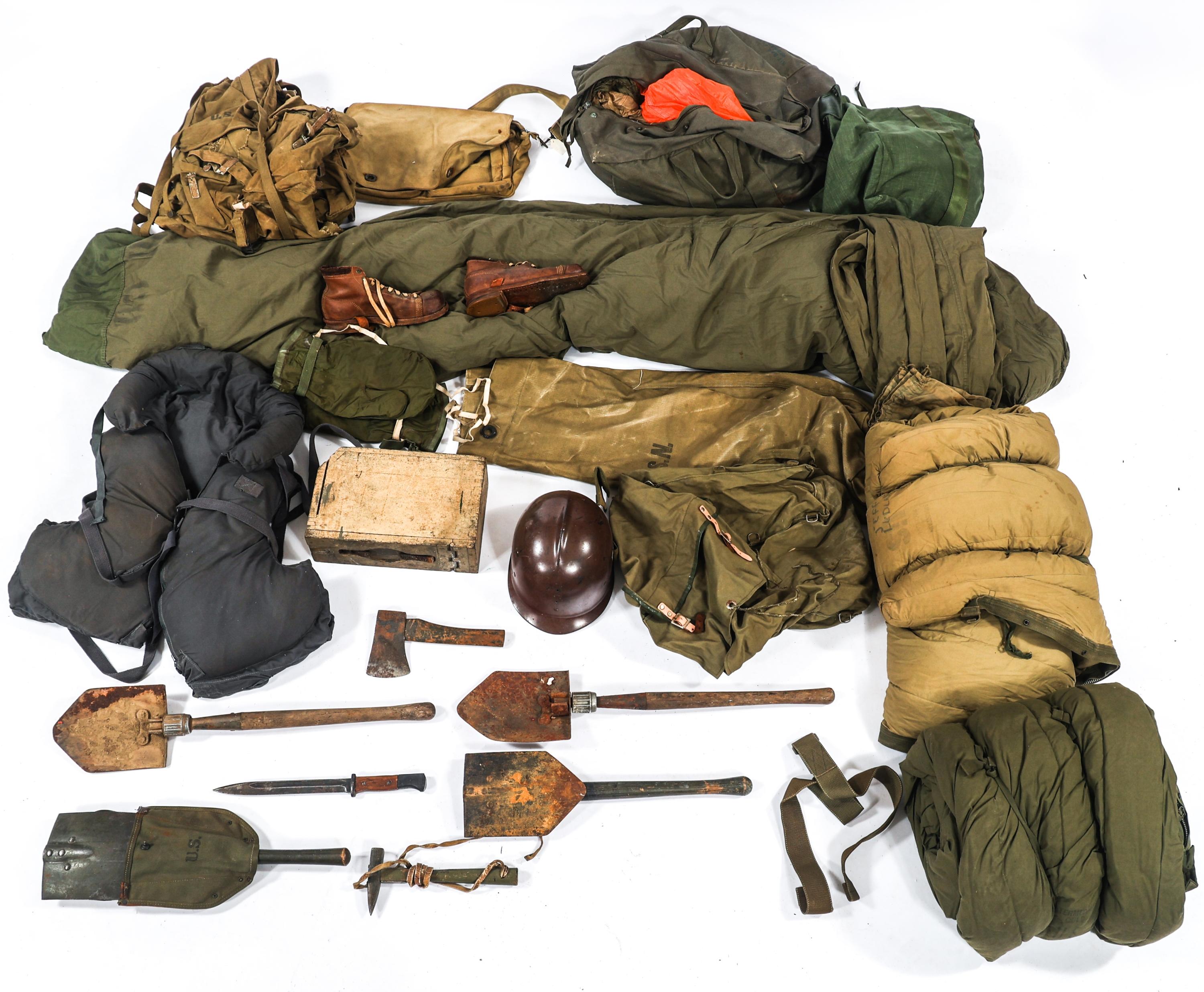 WWI - COLD WAR US ARMY FIELD GEAR