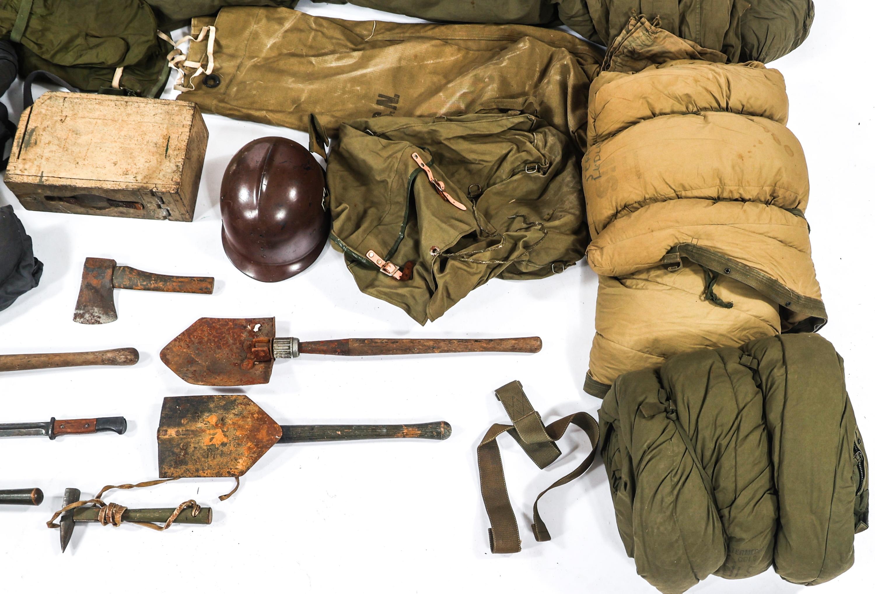 WWI - COLD WAR US ARMY FIELD GEAR