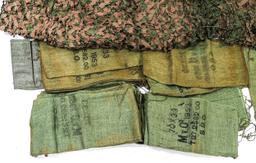 KOREAN WAR - CURRENT US ARMY SANDBAGS & CAMO NET
