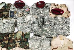 GULF WARS - CURRENT US AIRBORNE BERETS & UNIFORMS
