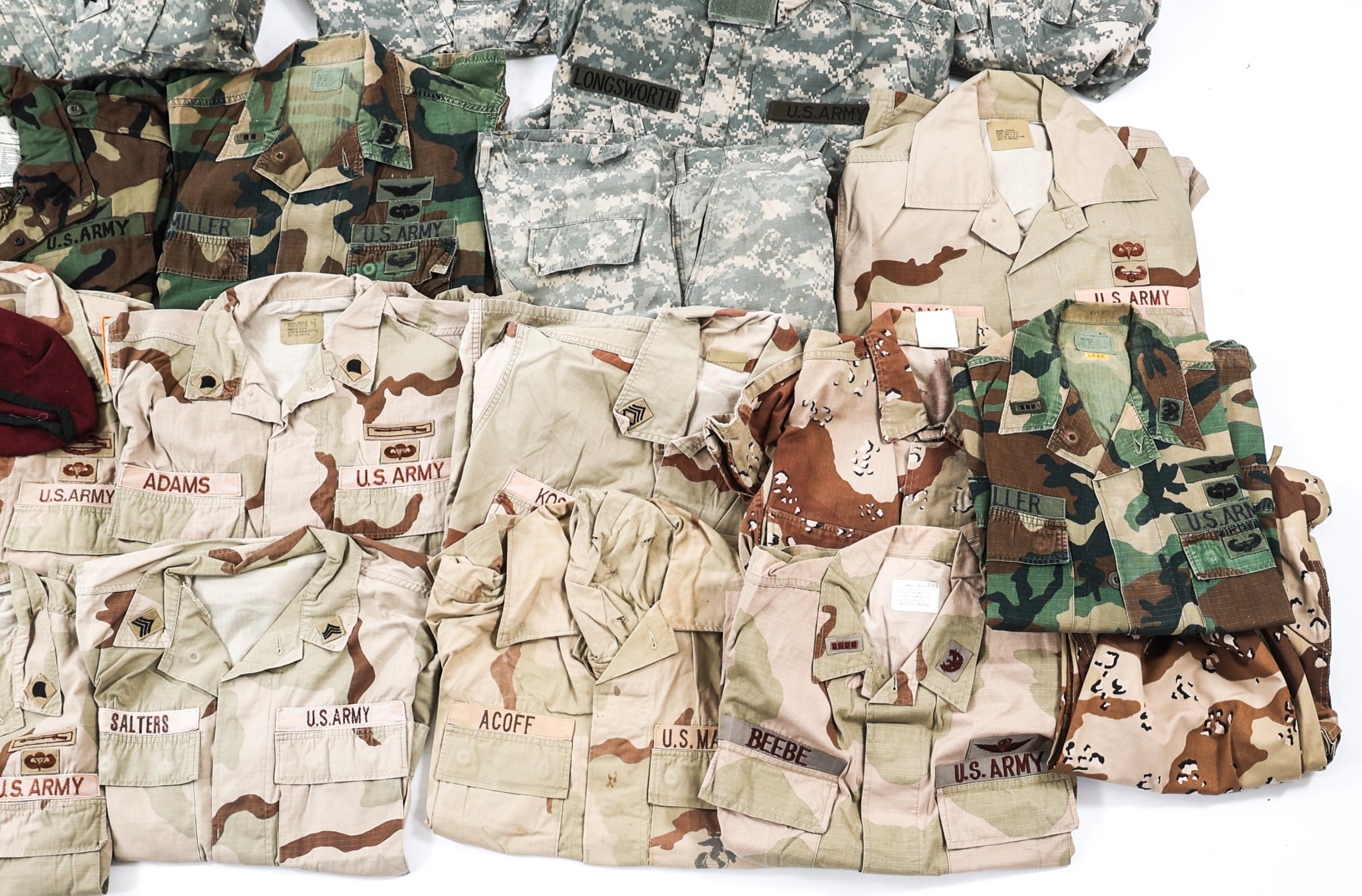 GULF WARS - CURRENT US AIRBORNE BERETS & UNIFORMS