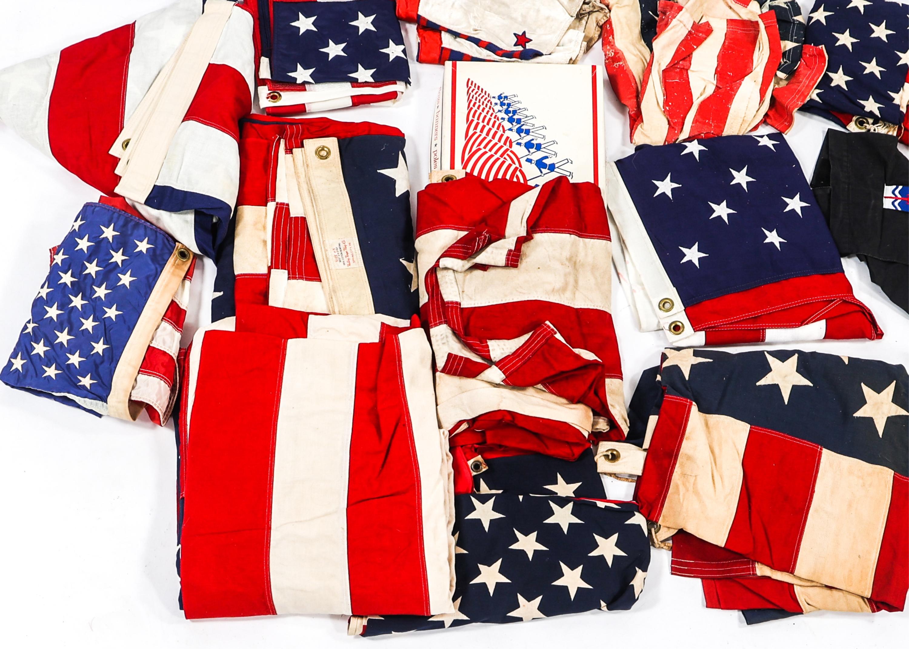 WWII - CURRENT AMERICAN FLAGS 48 & 50 STARS