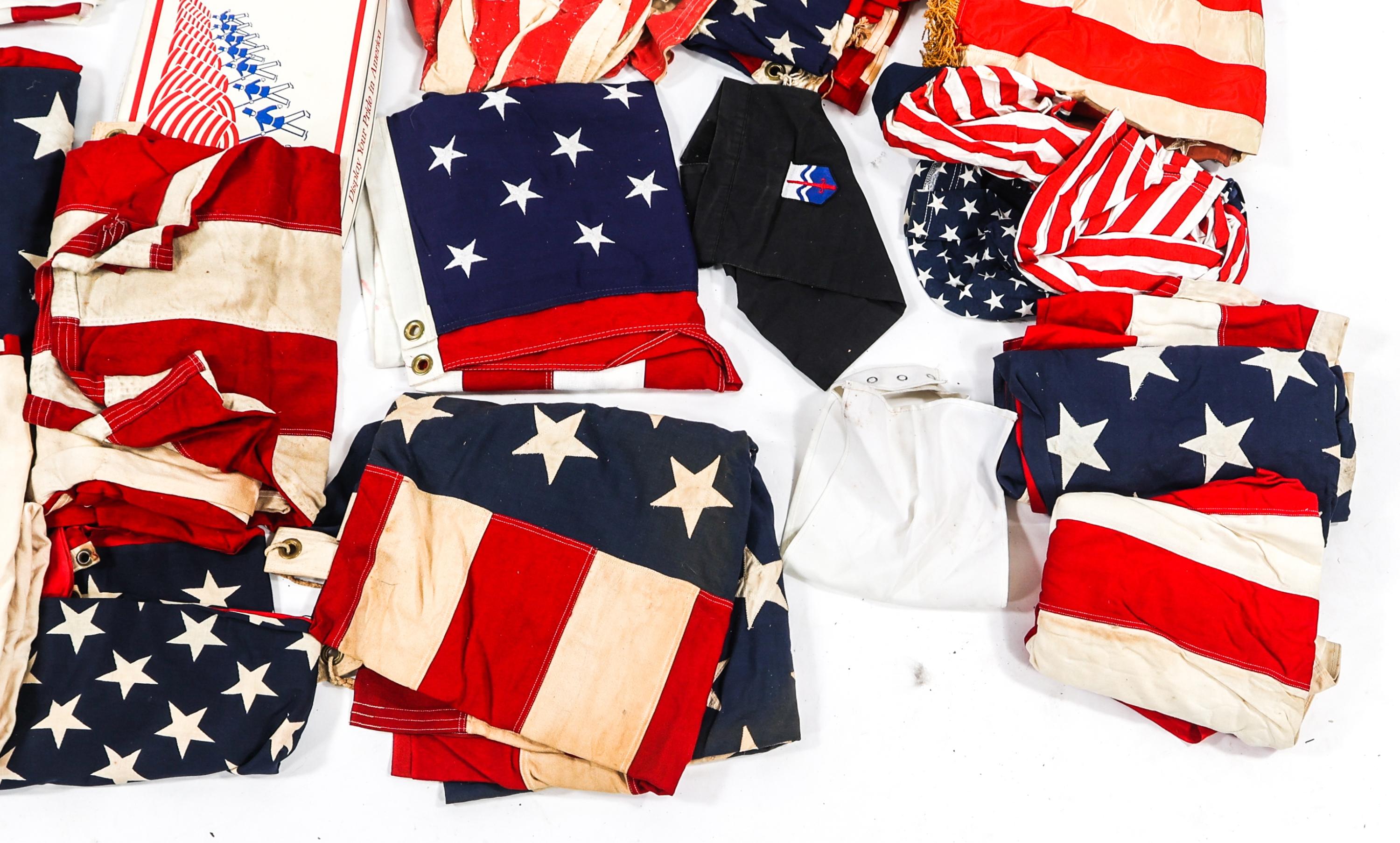 WWII - CURRENT AMERICAN FLAGS 48 & 50 STARS