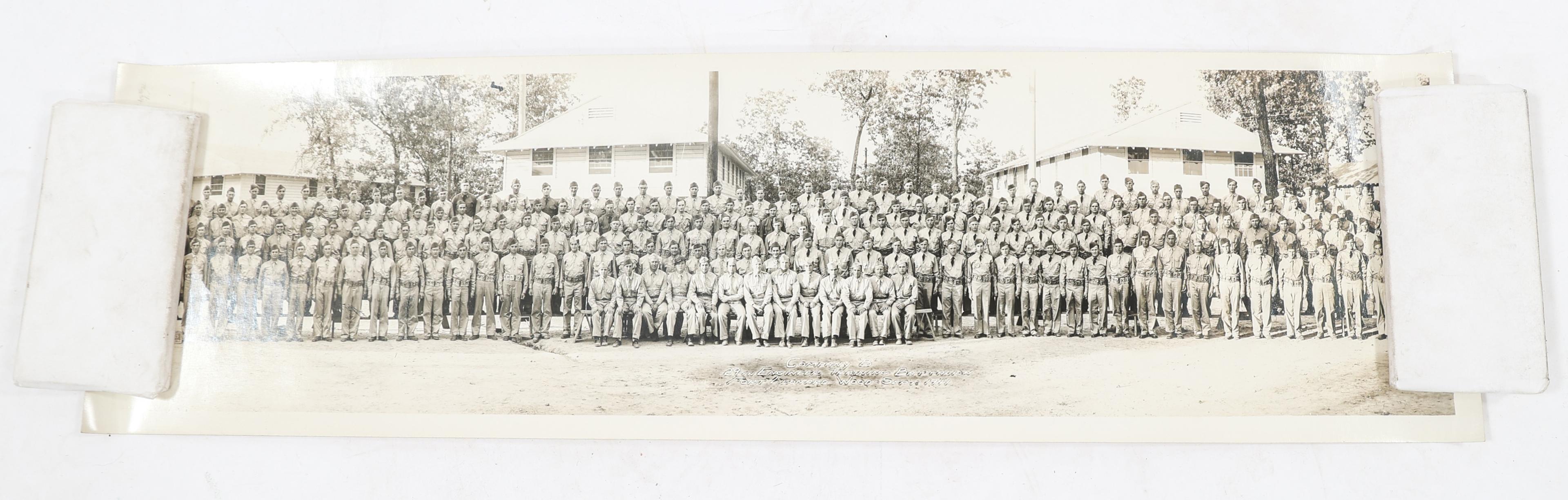 WWI - WWII US ARMY YARD LONG UNIT PHOTOS