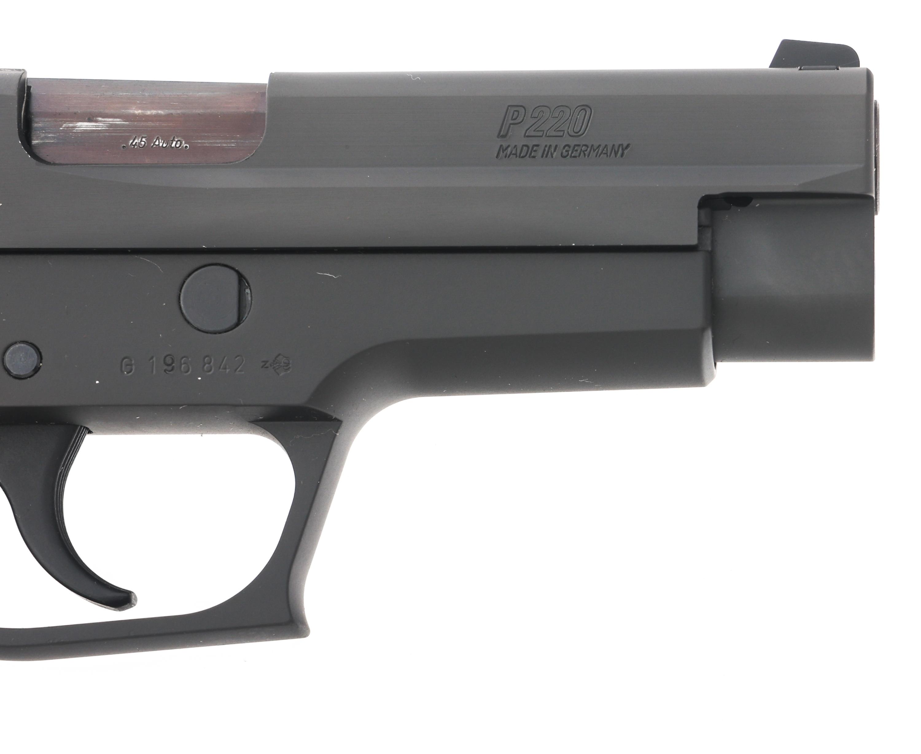 SIG SAUER MODEL P220 .45 ACP CALIBER PISTOL