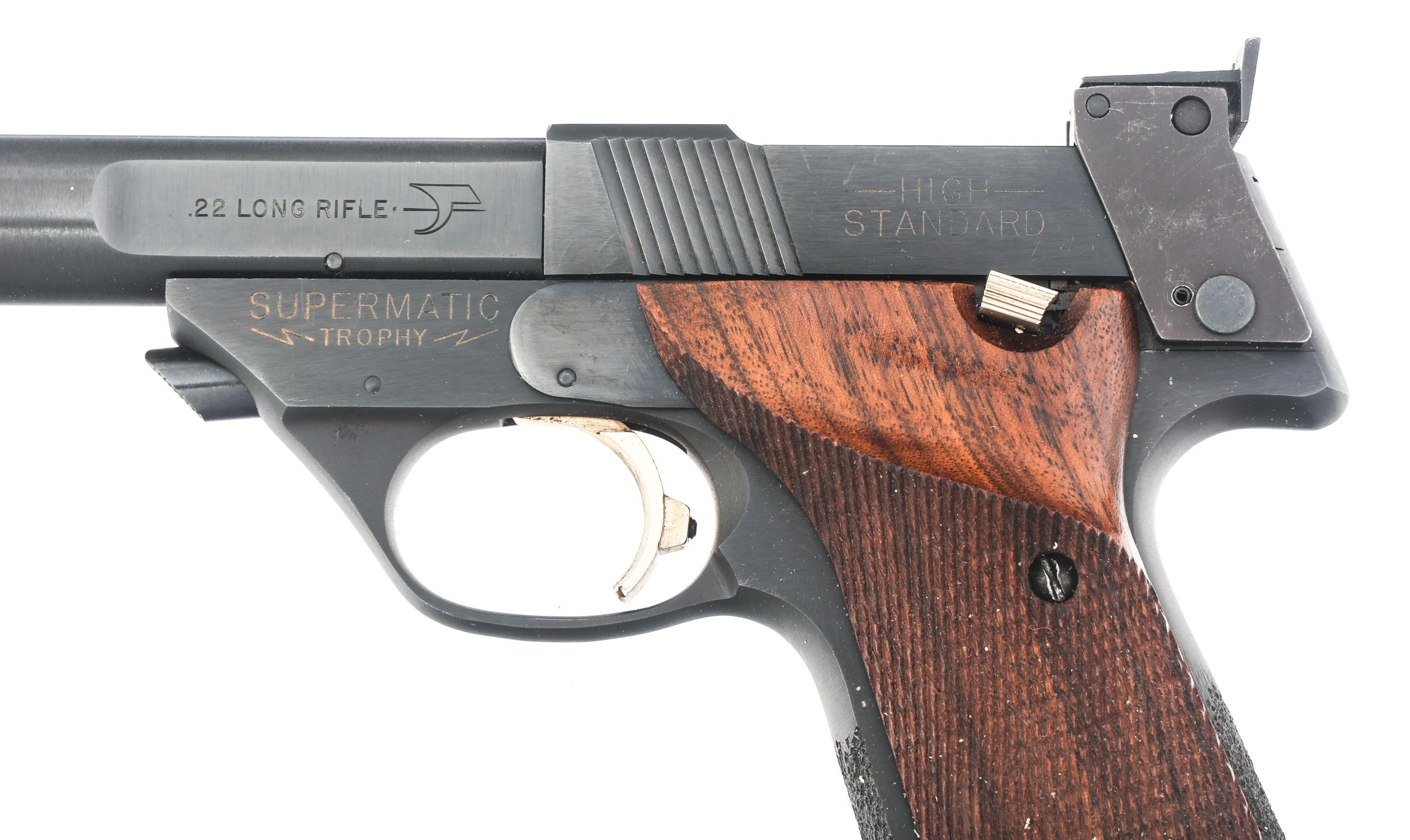 HIGH STANDARD 9247 SUPERMATIC TROPHY .22 PISTOL