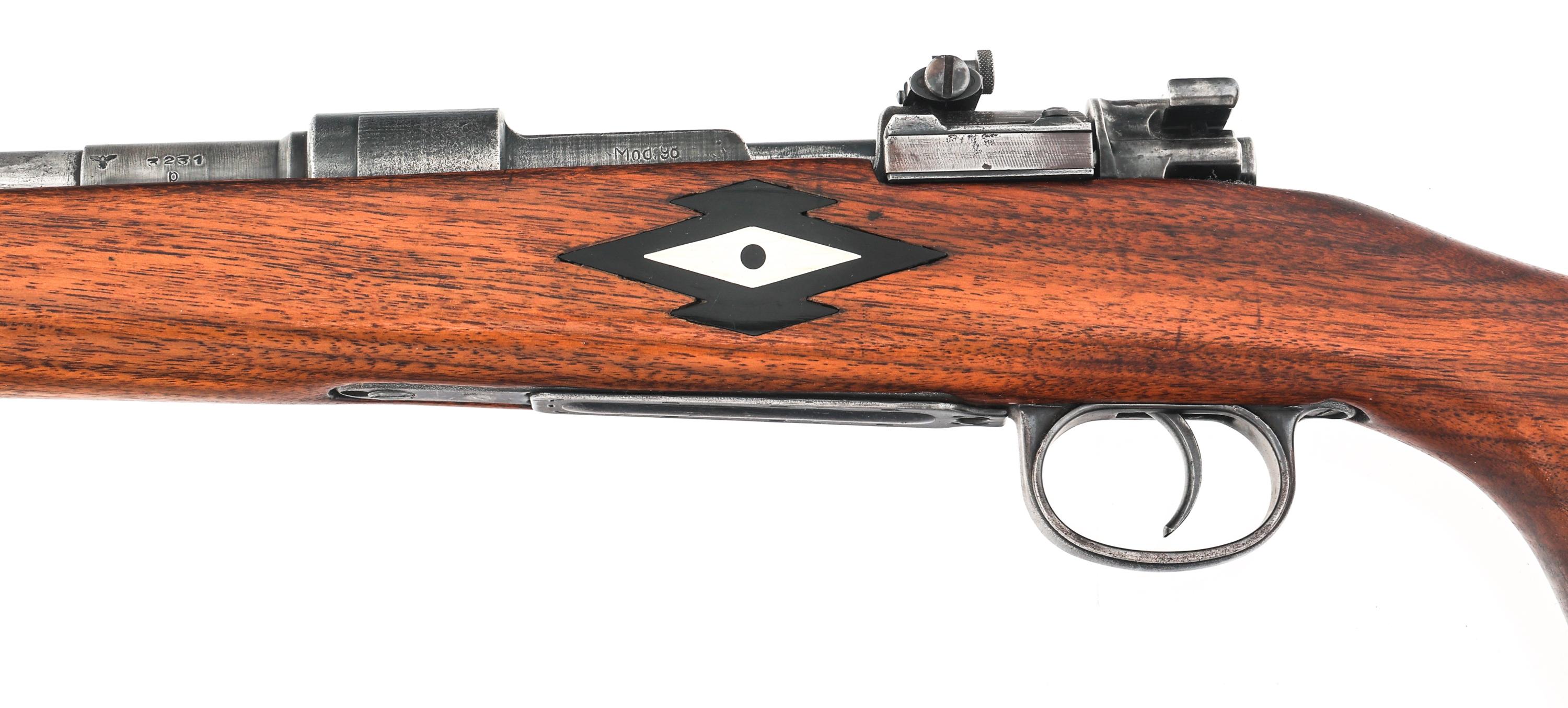 SPORTERIZED STEYR MODEL 98 7.92mm CALIBER RIFLE