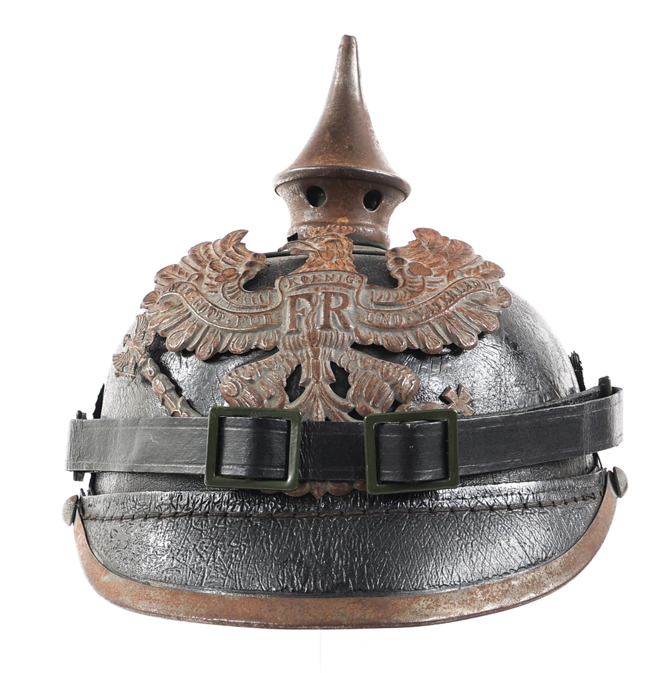 IMPERIAL GERMAN PRUSSIAN M1915 EM/NCO PICKELHAUBE