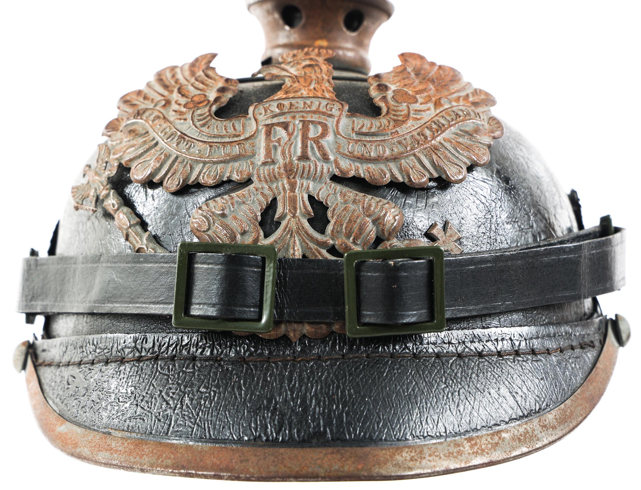 IMPERIAL GERMAN PRUSSIAN M1915 EM/NCO PICKELHAUBE