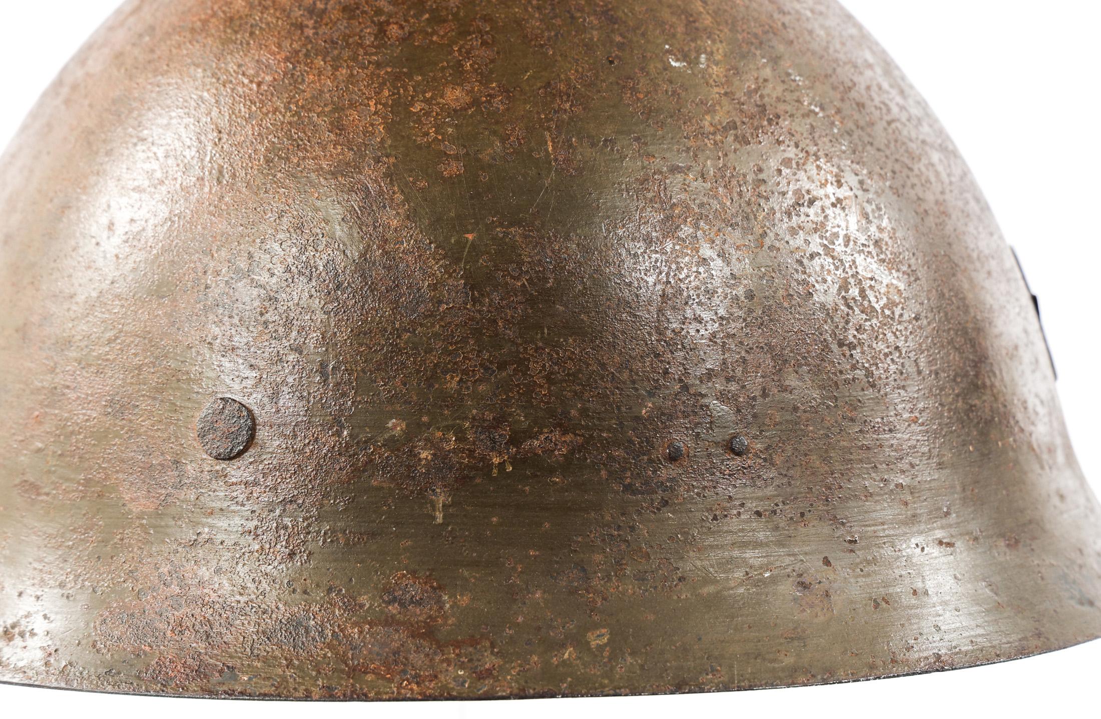 WWII IMPERIAL JAPANESE TYPE 90 COMBAT HELMET