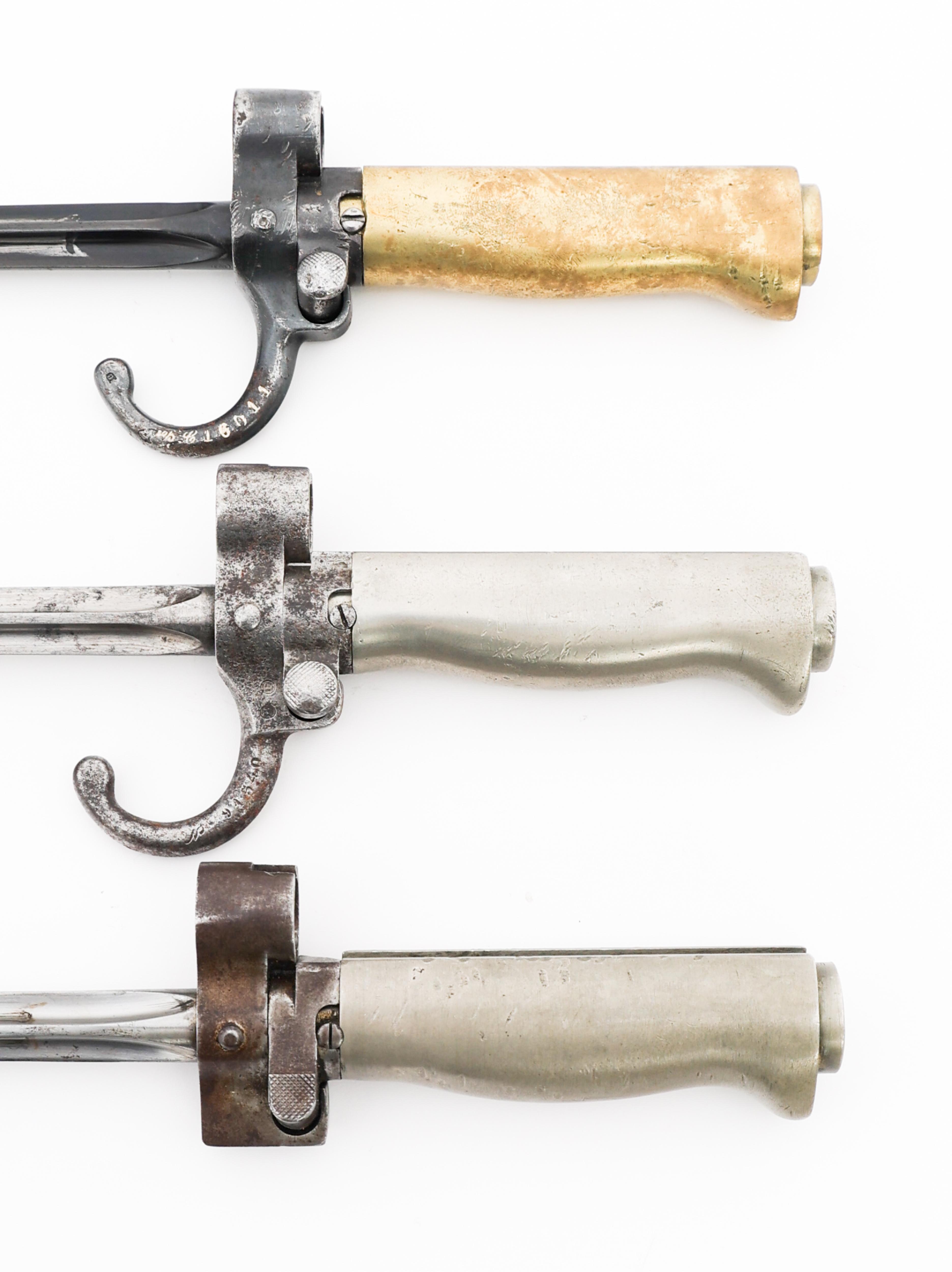 FRENCH M1886 BAYONETS WITH SCABBARDS