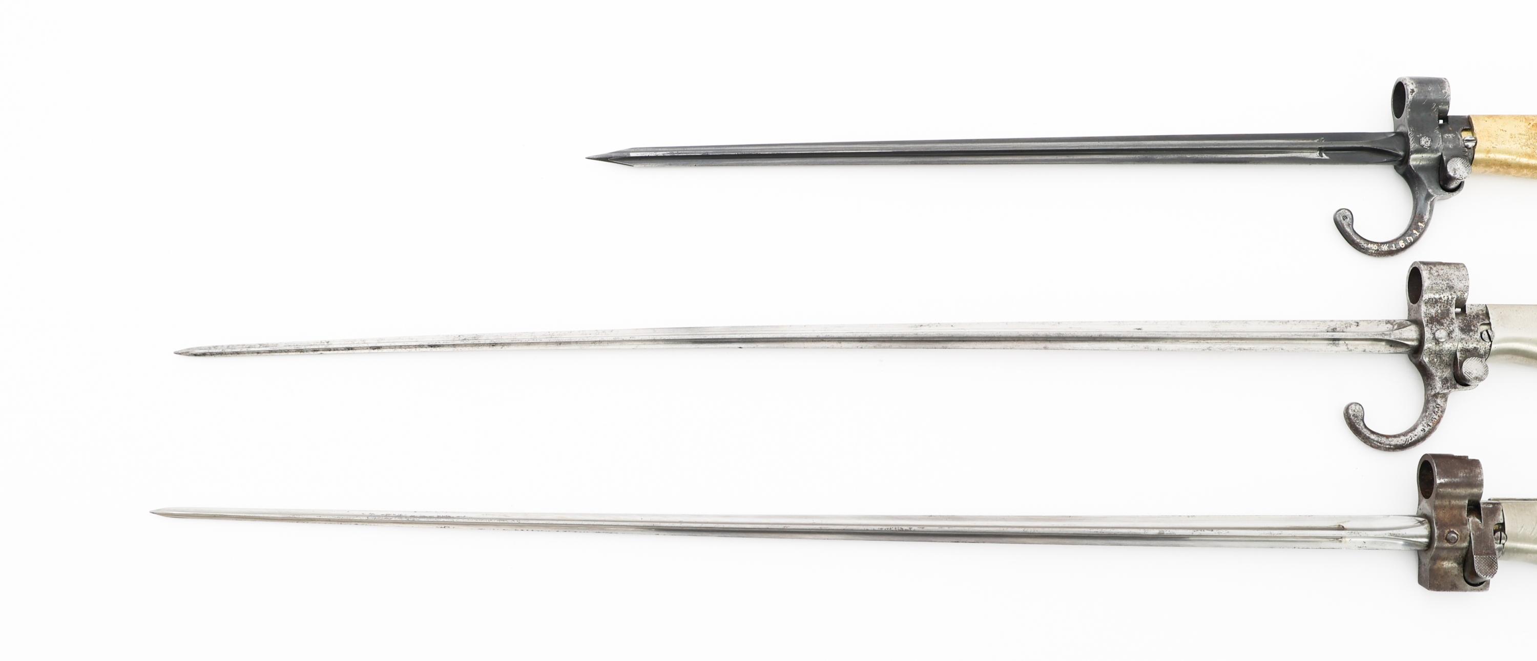 FRENCH M1886 BAYONETS WITH SCABBARDS