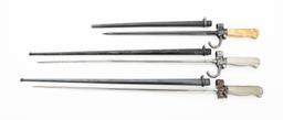 FRENCH M1886 BAYONETS WITH SCABBARDS