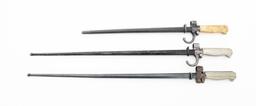 FRENCH M1886 BAYONETS WITH SCABBARDS