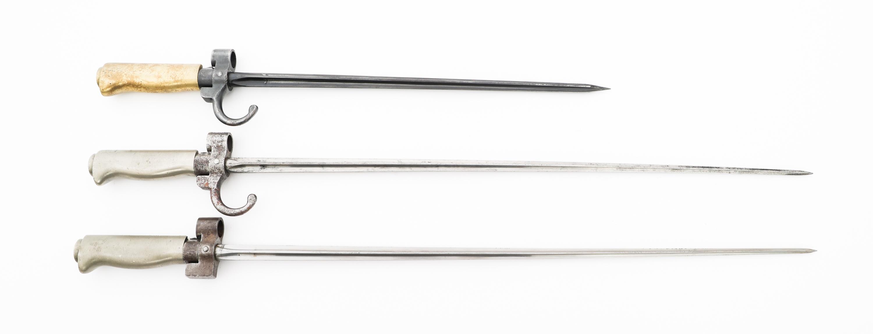 FRENCH M1886 BAYONETS WITH SCABBARDS