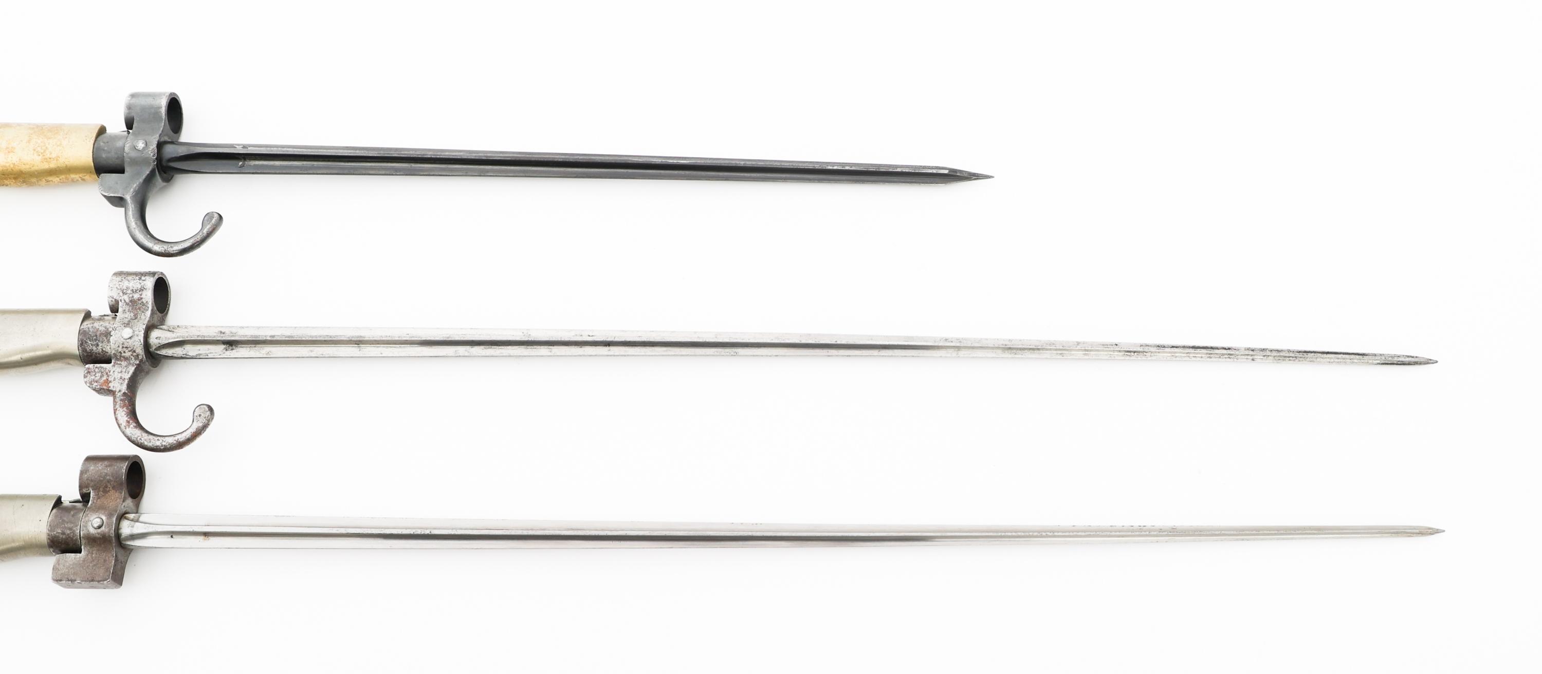 FRENCH M1886 BAYONETS WITH SCABBARDS