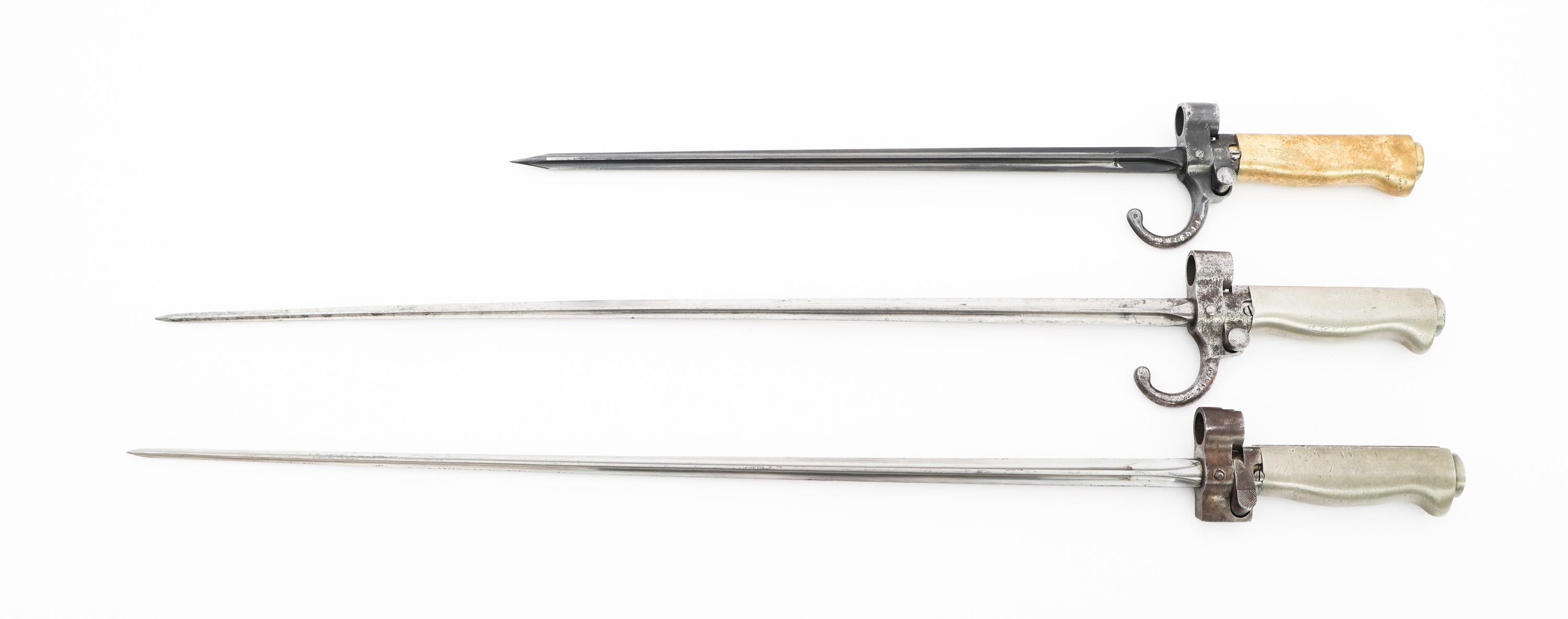 FRENCH M1886 BAYONETS WITH SCABBARDS