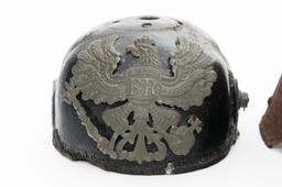 WWI GERMAN RELIC M17 & PICKELHAUBE HELMET SHELLS