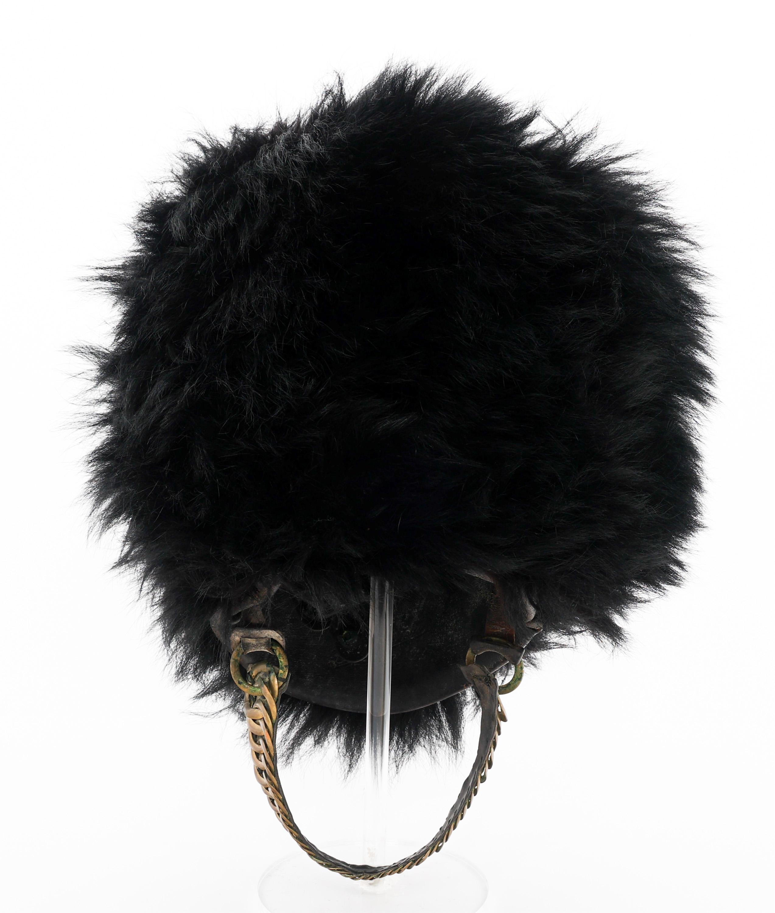 WWI - WWII BRITISH FOOT GUARDS BEARSKIN CAP