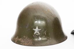 WWII WORLD MILITARY LUFTSCHUTZ & COMBAT HELMETS