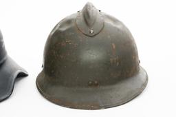 WWII WORLD MILITARY LUFTSCHUTZ & COMBAT HELMETS