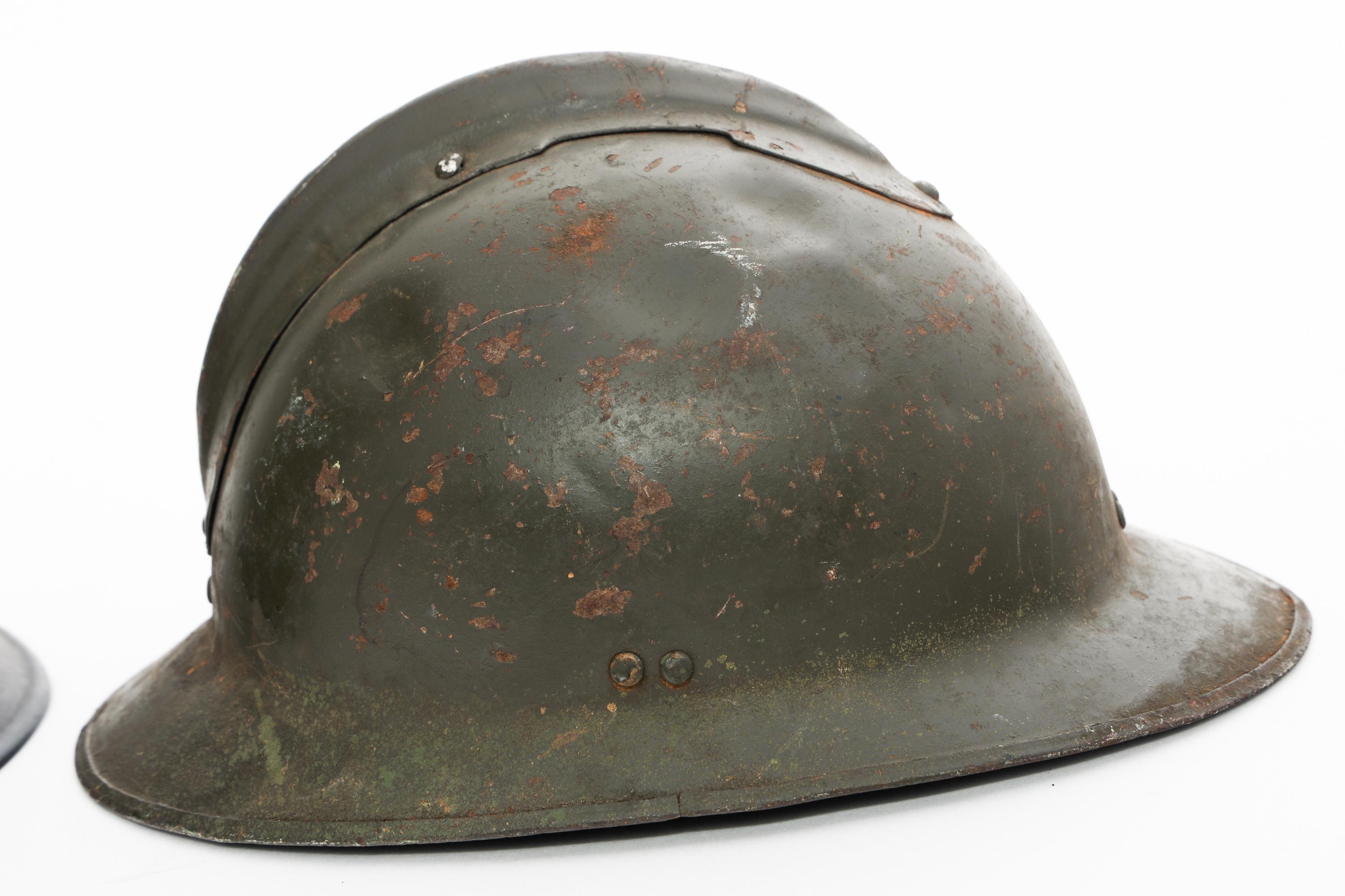 WWII WORLD MILITARY LUFTSCHUTZ & COMBAT HELMETS