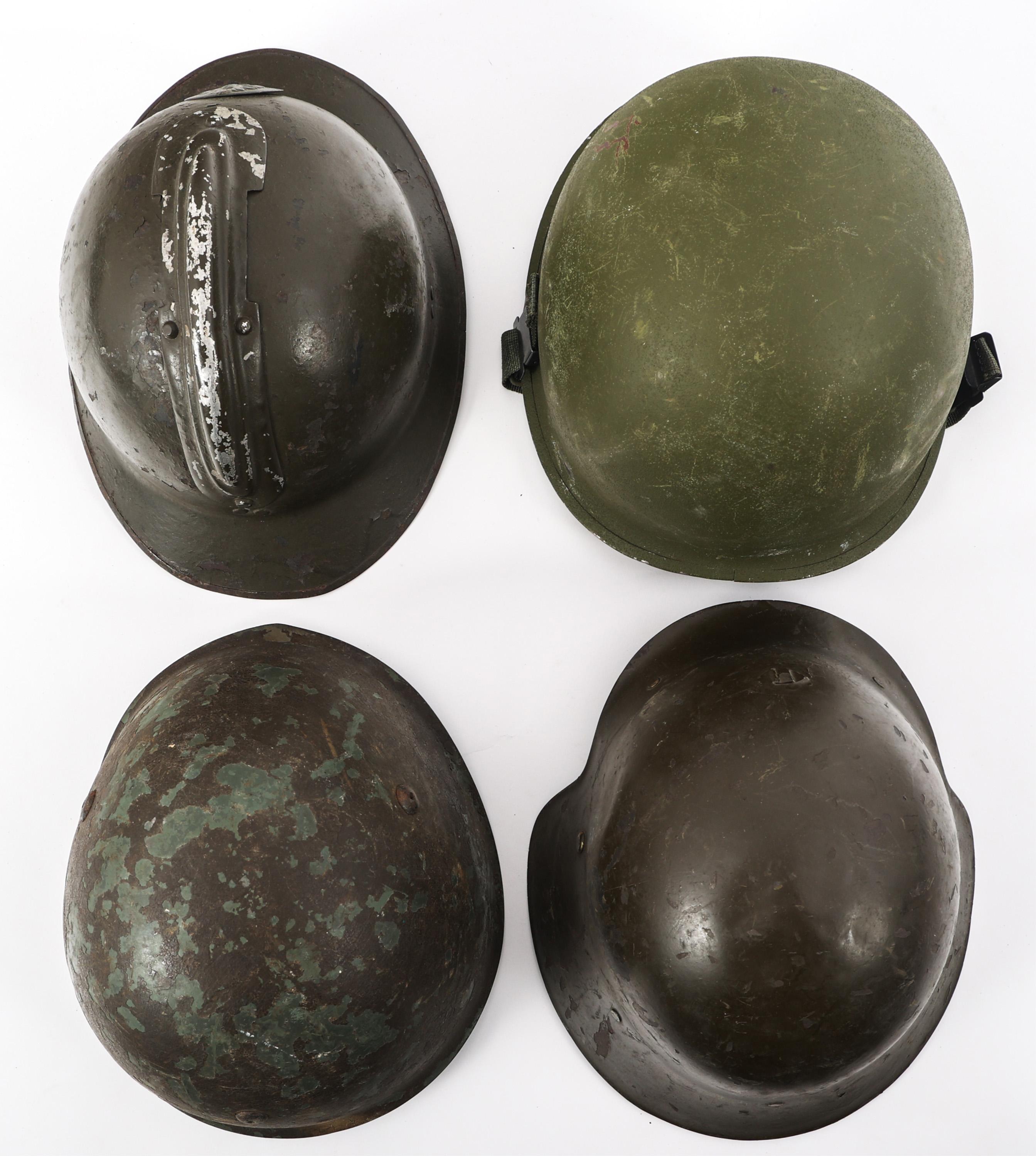 WWII - COLD WAR WORLD MILITARY COMBAT HELMETS