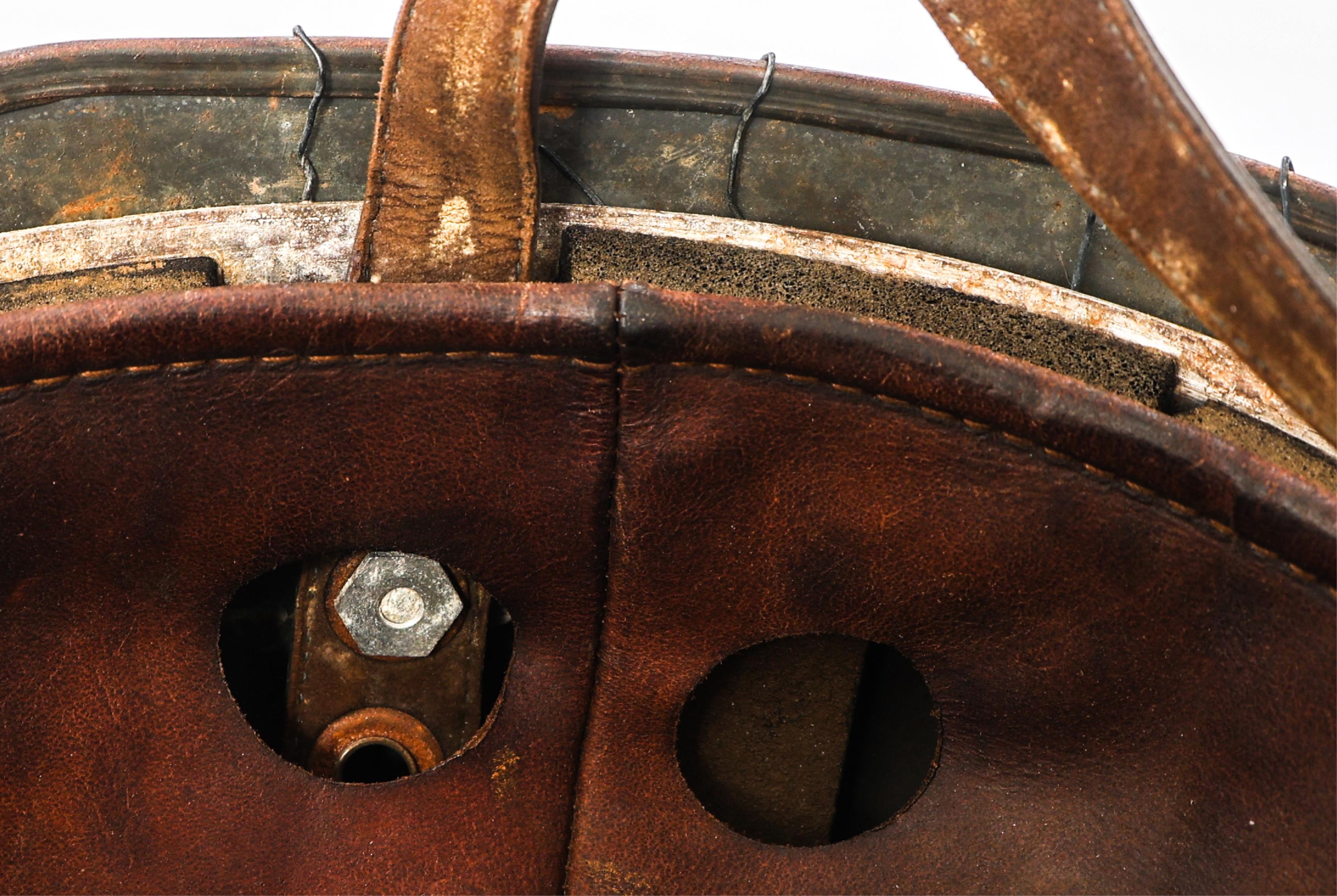 WWII GERMAN M38 FALLSCHIRMJAGER COMBAT HELMET