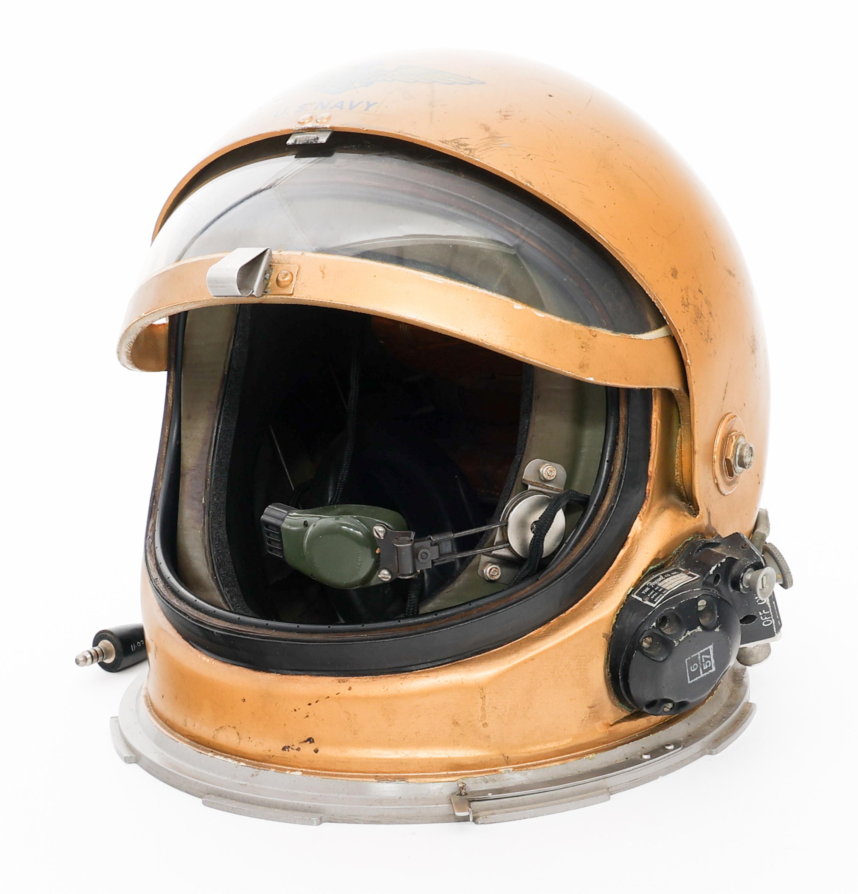 1950's US NAVY MKII MOD I HIGH ALTITUDE HELMET