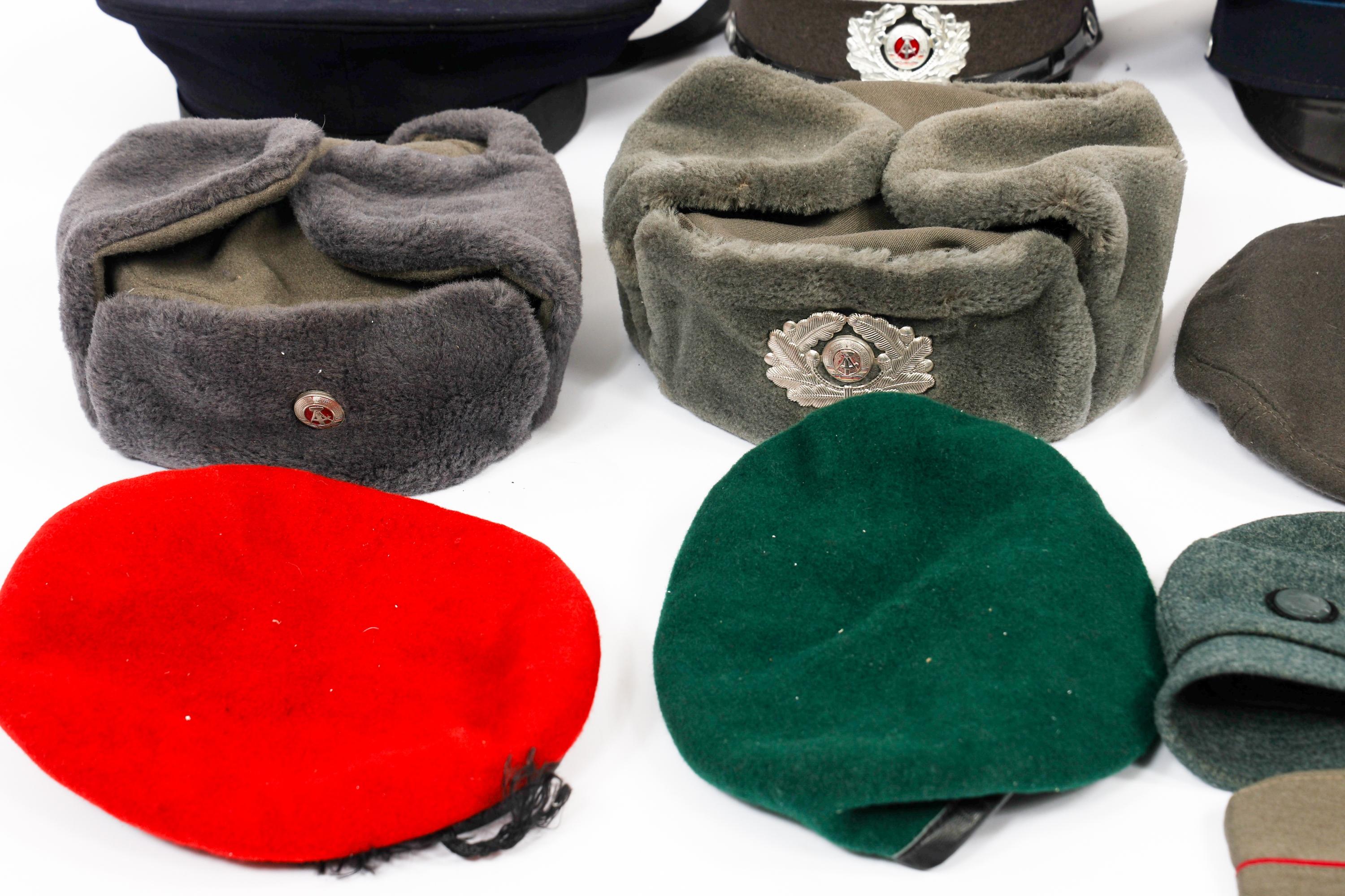 COLD WAR UK, US, & GERMAN MILITARY HEADGEAR