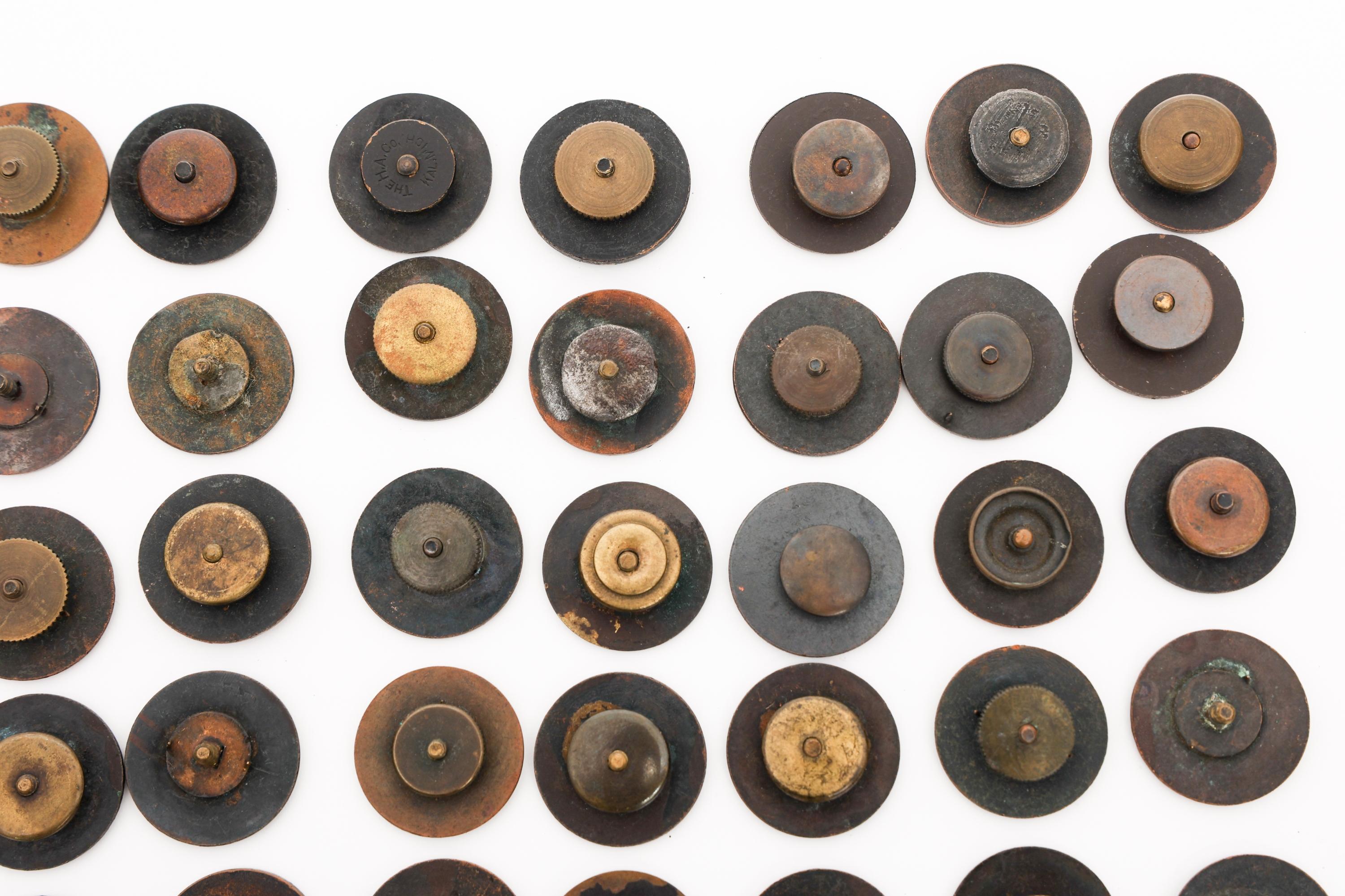 WWI US ARMY ENLISTED COLLAR DISCS