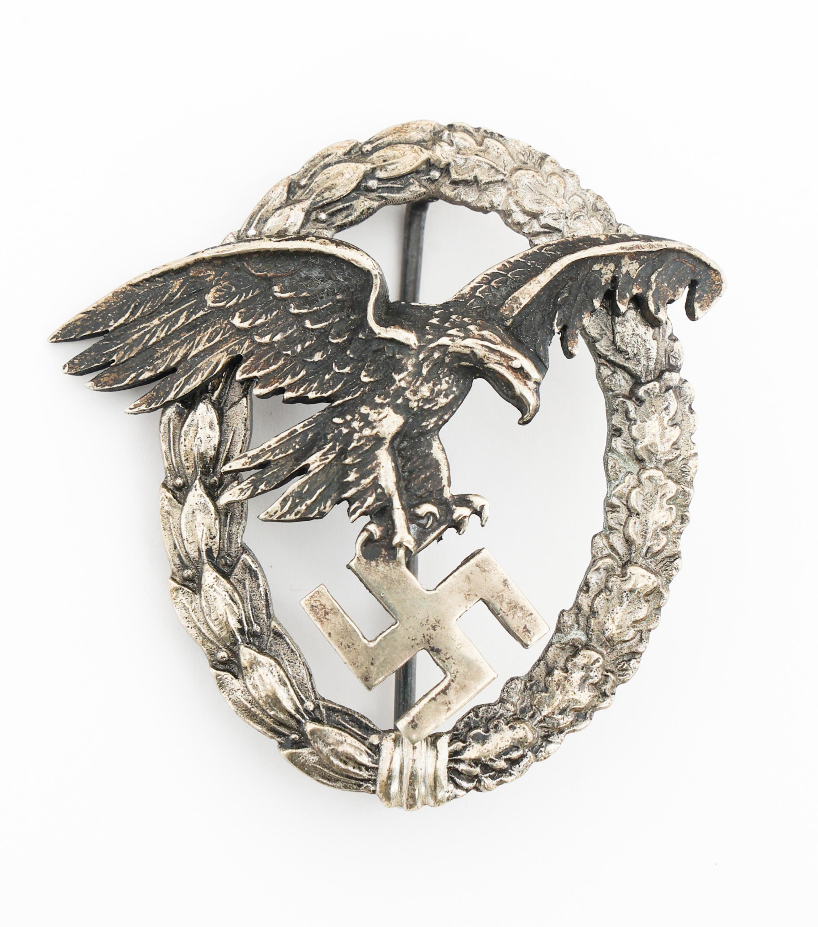 WWII GERMAN LUFTWAFFE OBSERVERS BADGE