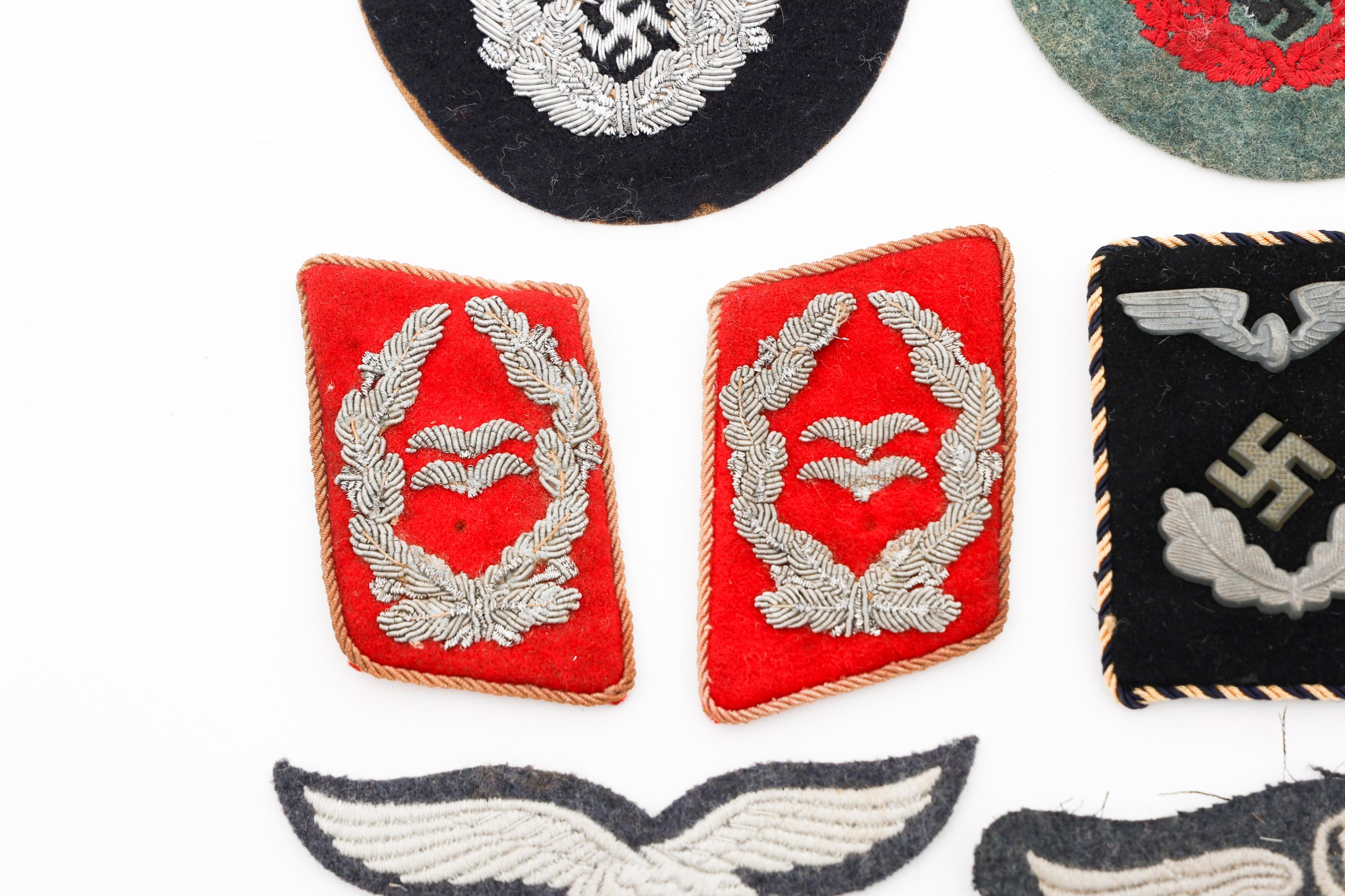 WWII GERMAN EAGLE INSIGNIA & TRADE PATCHES