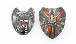 WWII POLISH ARMY CAVALRY & INFANTRY BADGES