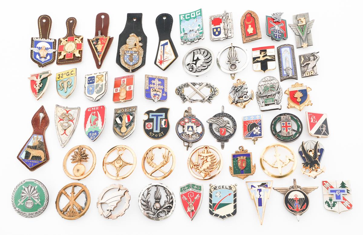 COLD WAR - CURRENT FRENCH INSIGNIA & BERET BADGES