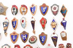 WWII - COLD WAR SOVIET BADGES & PINS