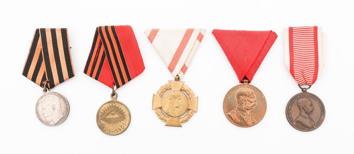 19th C. - WWI AUSTRO-HUNGARIAN & RUSSIAN MEDALS