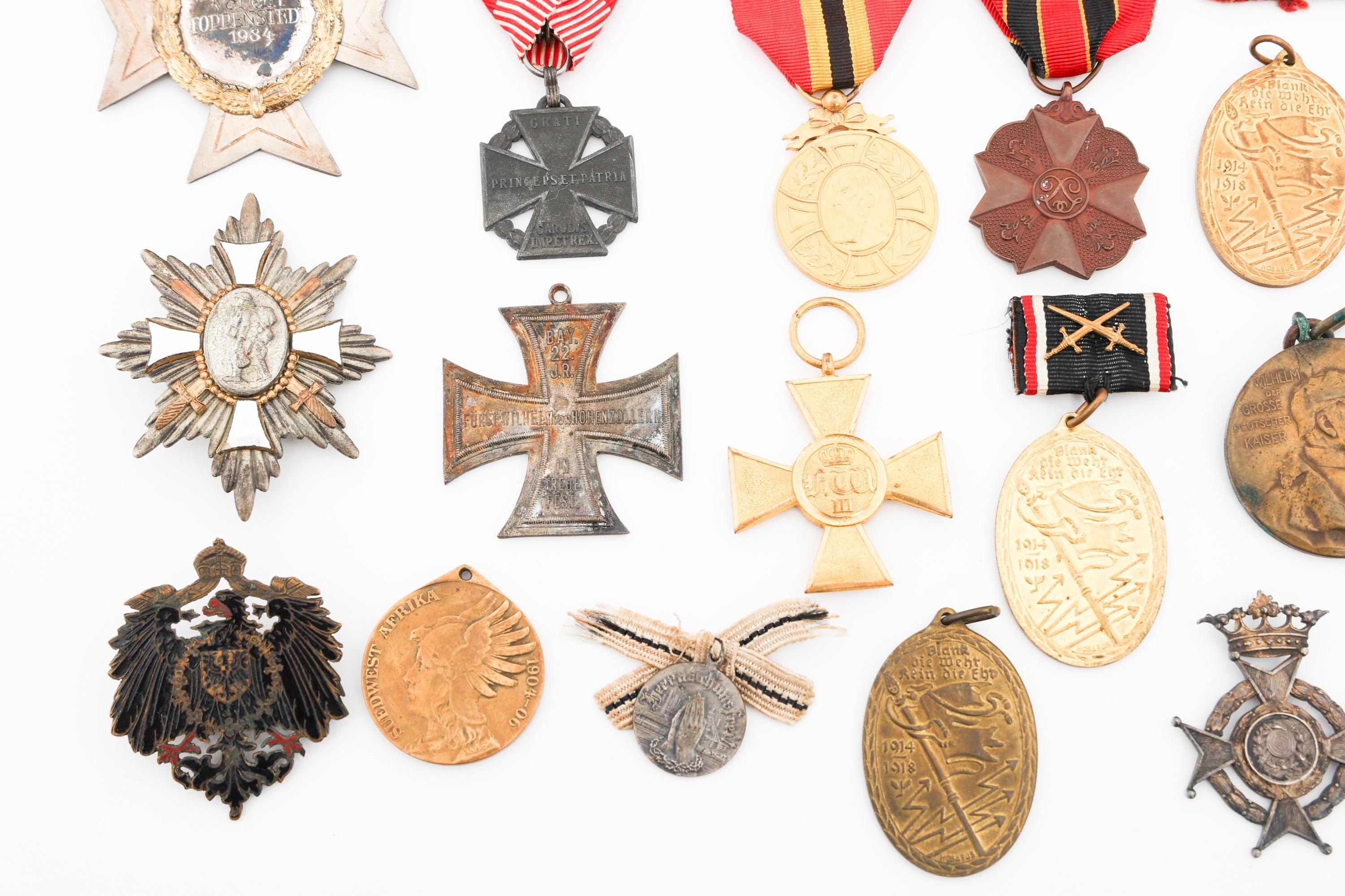 WWI IMPERIAL GERMAN & BELGIAN MEDALS