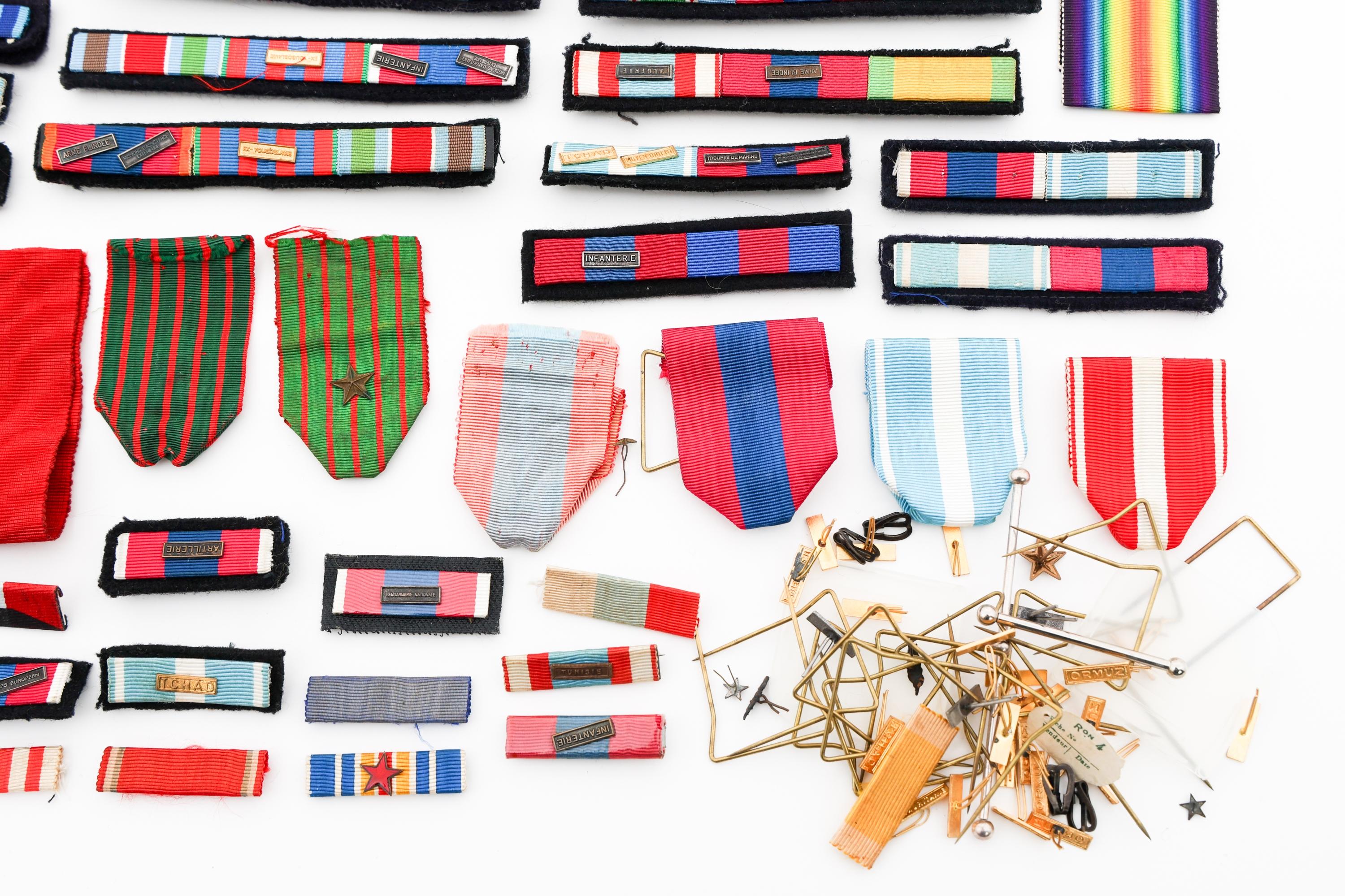 WWII - CURRENT FRENCH MEDAL RIBBONS & BARS