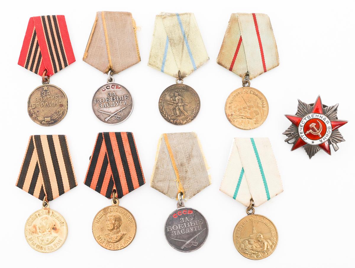 WWII - COLD WAR SOVIET PATRIOTIC WAR & MEDALS