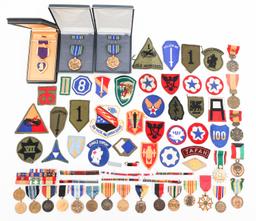 WWII - CURRENT US PURPLE HEART, PATCHES, & RIBBONS