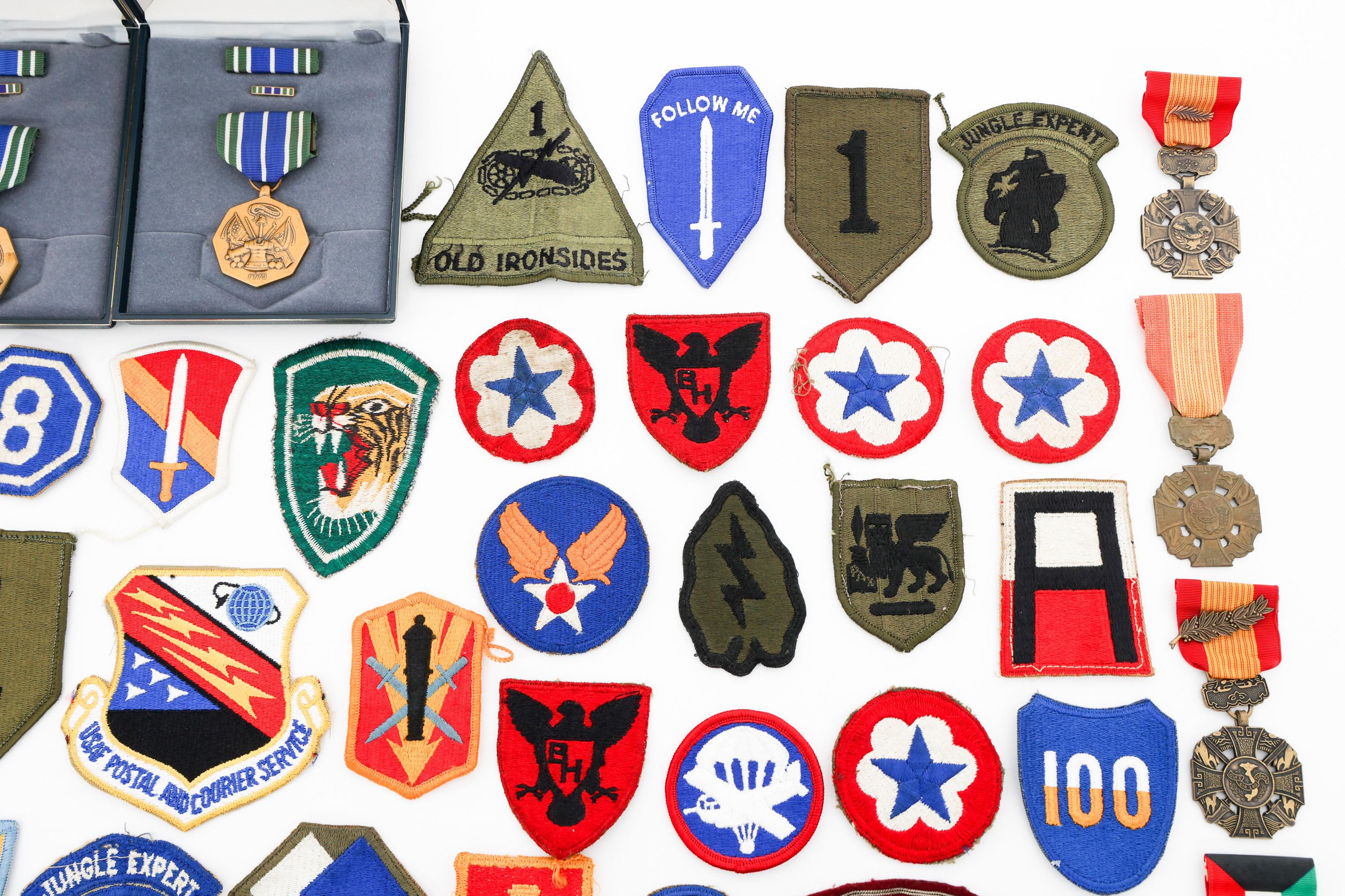 WWII - CURRENT US PURPLE HEART, PATCHES, & RIBBONS