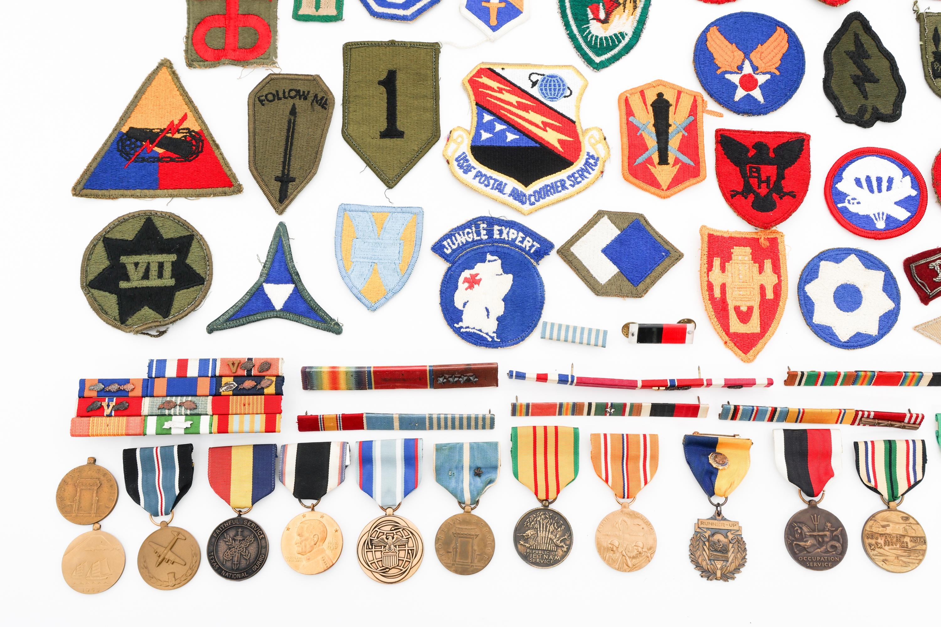 WWII - CURRENT US PURPLE HEART, PATCHES, & RIBBONS