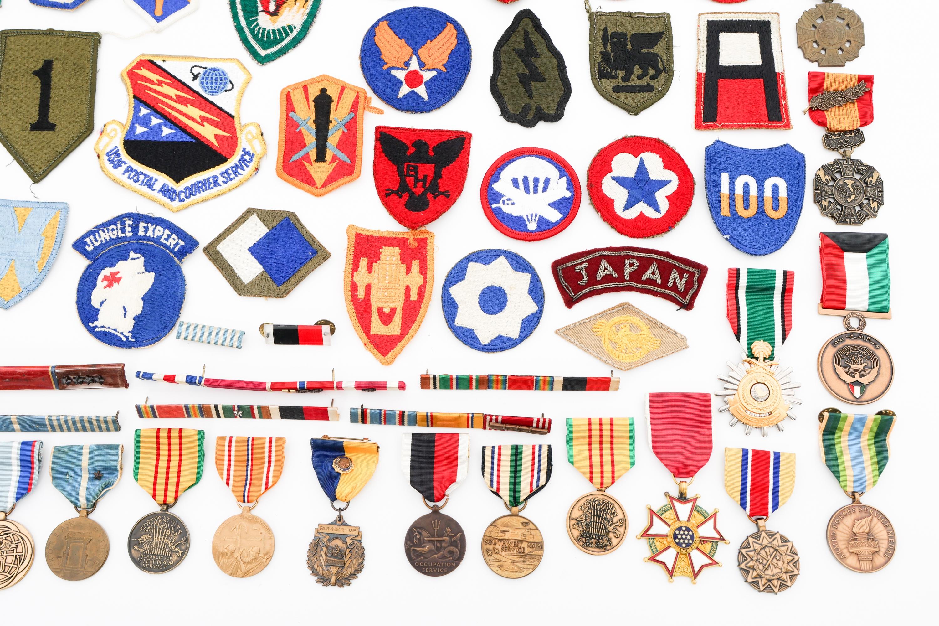 WWII - CURRENT US PURPLE HEART, PATCHES, & RIBBONS